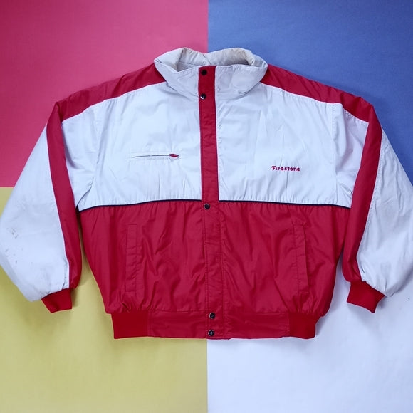 Vintage Exclusive Firestone PROMO Two-Tone Puffer Jacket