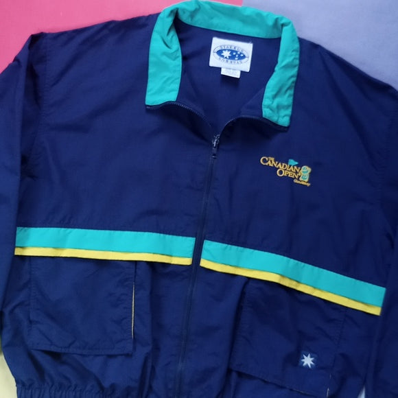 Vintage 90s The Canadian Open Golf The Abbey Windbreaker Jacket Unisex
