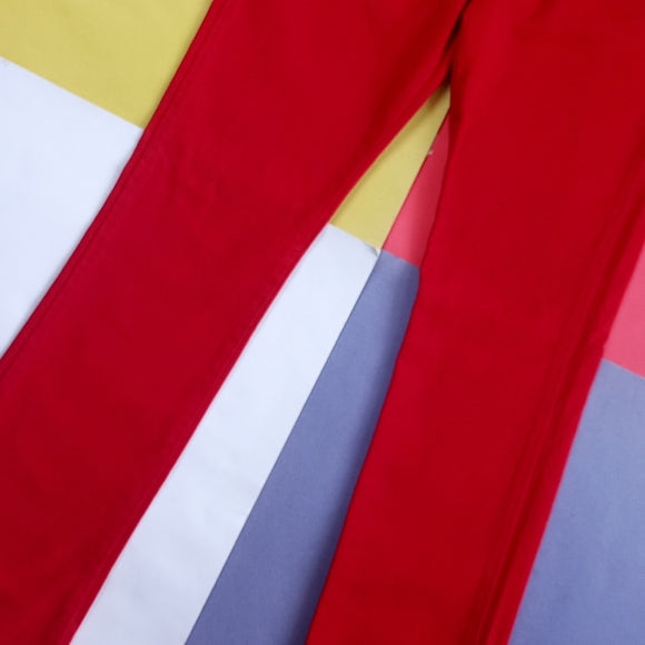 VALENTINO Red Denim Jeans Unisex