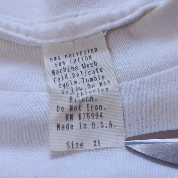Vintage 1992 Winston Racing Brand Graphic Single Stitch T-Shirt