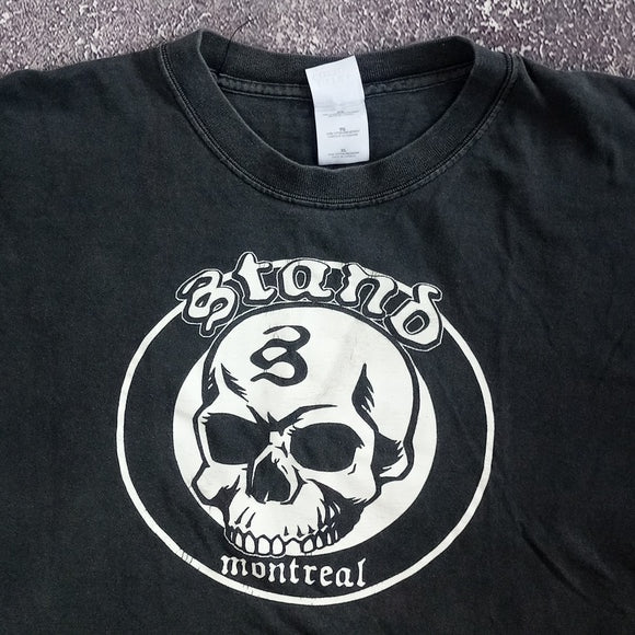 Vintage Y2K 3TAND Montreal Skull T-Shirt