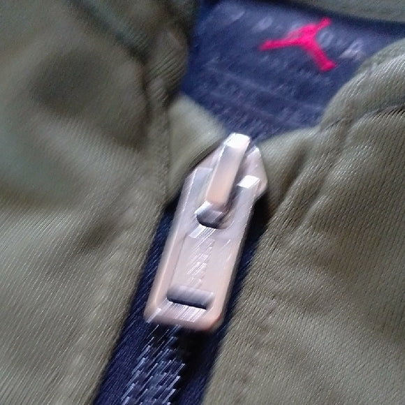 JORDAN Olive and Navy Zip-Up Jacket Tracksuit