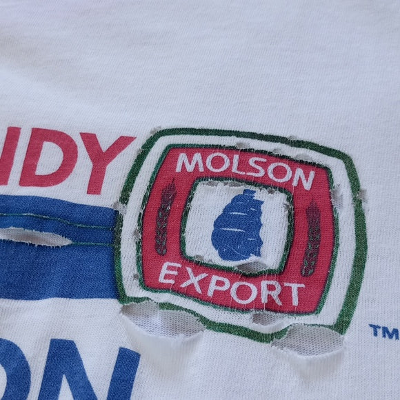 Vintage 1991 Molson INDY Toronto EVENT WORKER Single Stitch T-Shirt