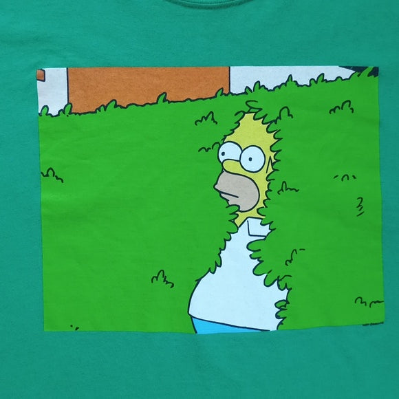 Homer Simpson Meme The Simpsons Bush Graphic T-Shirt