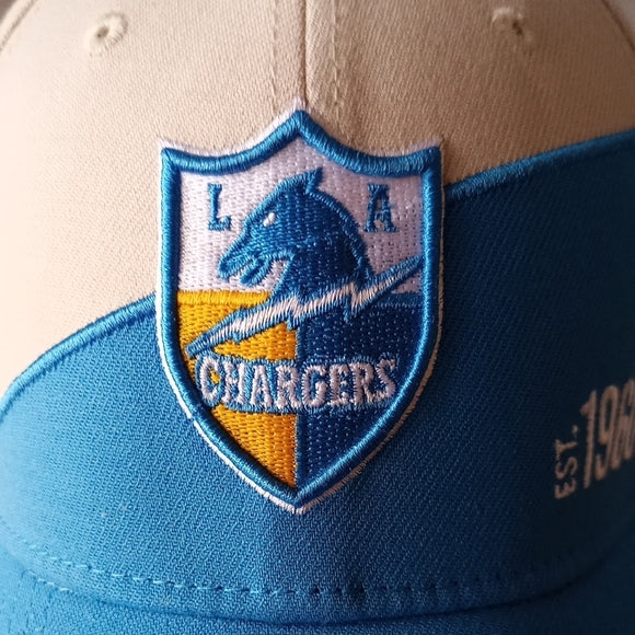 New Era Cream/Powder Blue Los Angeles Chargers 2023 Sideline Historic Flex Hat