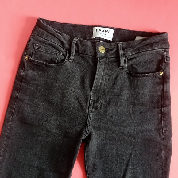 FRAME Le Mini Boot Denim Jeans Leavenworth Style LMB398 Cut# 2345
