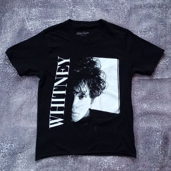 Whitney Houston Face Graphic T-Shirt