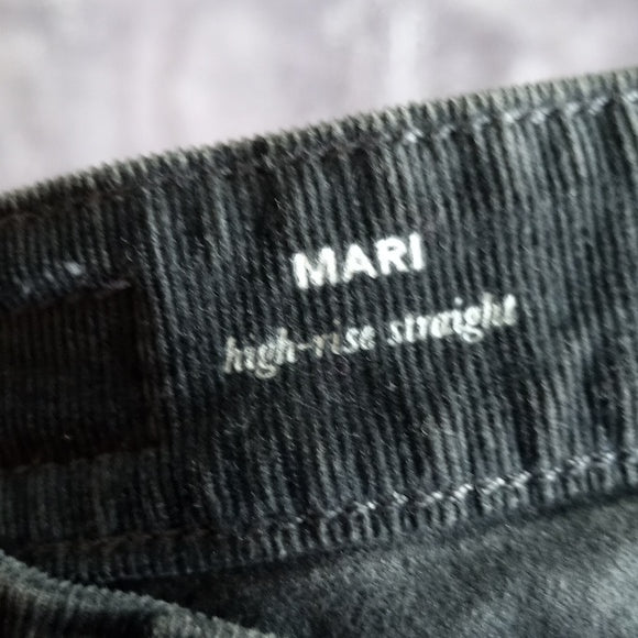 AG MARI high-rise straight Corduroy Pant