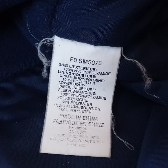 Vintage 90s Columbia Blue Essential Winter Jacket Colour Block