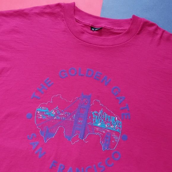 Vintage 1996 Single Stitch The Golden Gate Bridge San Francisco T-Shirt