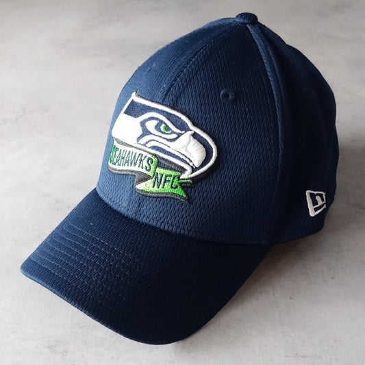 NWOT New Era Seattle Seahawks 2022 NFL Sideline Coaches Navy  39THIRTY Hat