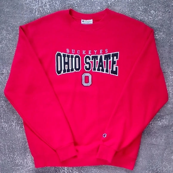 Champion Ohio State Buckeyes Red Crewneck Sweater