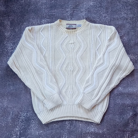 Vintage 90s Eaton Elegant Design Pattern Crewneck Sweater