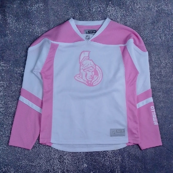 OTTAWA SENATORS PINK NHL LICENSE HOCKEY JERSEY