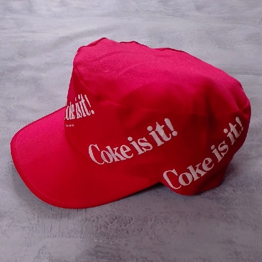 Vintage 1980s Coca-Cola Coke is it! Painters Hat