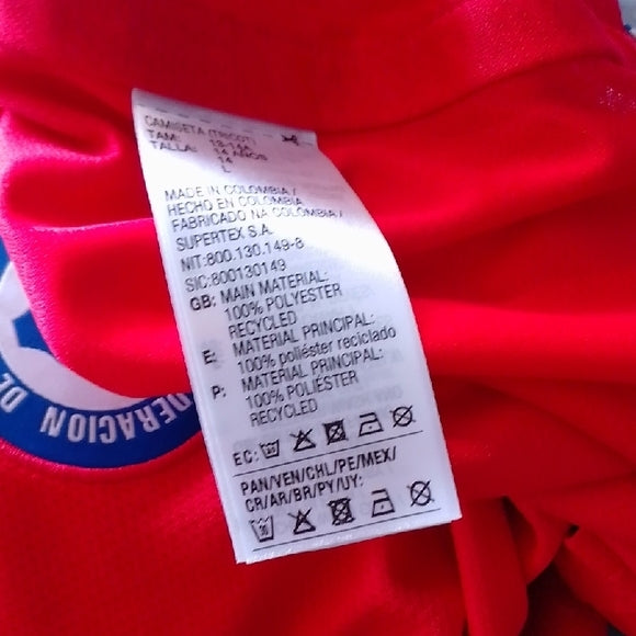Adidas Federación De Futbol De Chile Aeroready Soccer Jersey