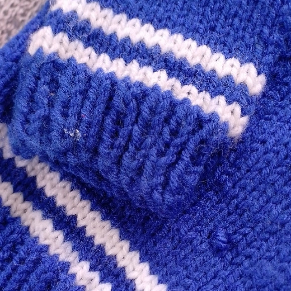Vintage Handmade Blue Toronto Maple Leafs Sweater