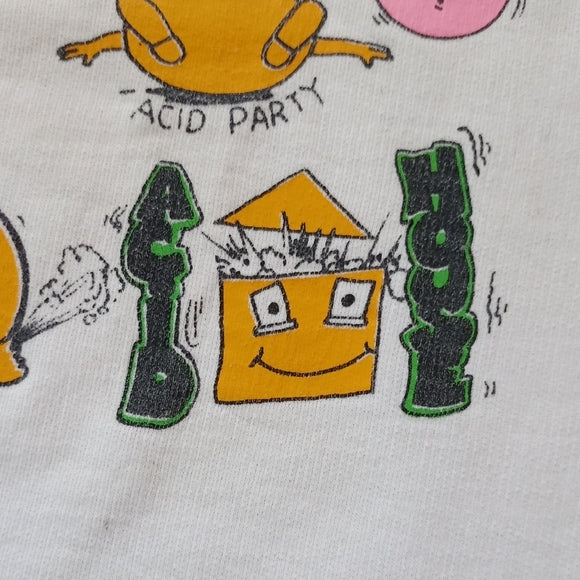 Vintage 90s AU COTON I Enjoyed The Acid Party Sweat Pants UNISEX