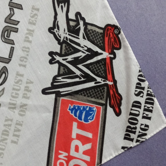 Vintage 2001 WWF SUMMERSLAM PPV San Jose Sunday August 19th Scarf Molson Export