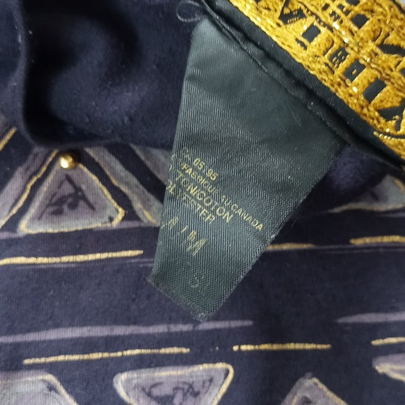 VINTAGE 90s Picadilly Fashions Triangular Pattern T-Shirt