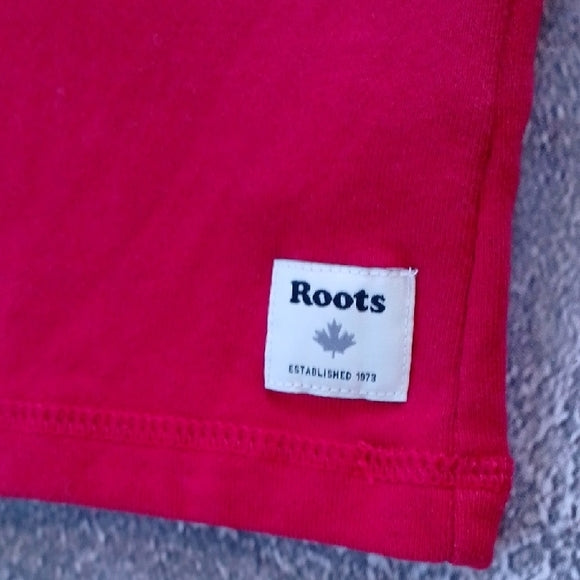 Roots Vibrant Red Hooded Vest Dress