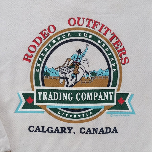 Vintage 90s Rodeo Outfitter Trading Company Crewneck Sweater