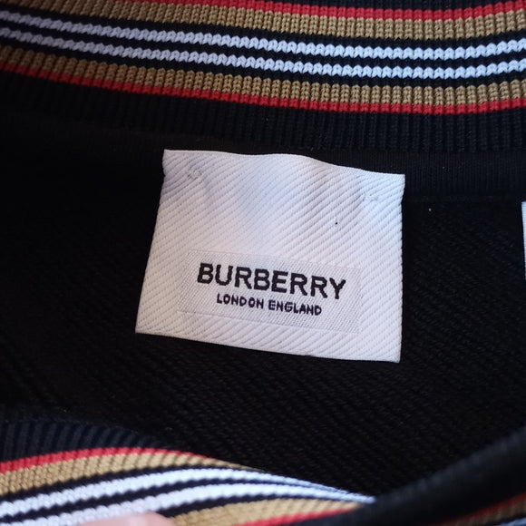 Burberry Girls Black Logo Sweatshirt