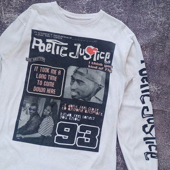 Poetic Justice Movie Graphic 2-Pac long sleeve Shirt