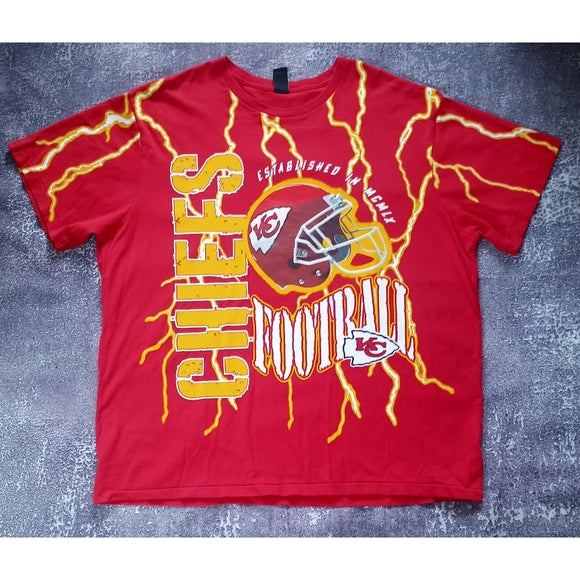 Kansas City Chiefs Print All Over Single Stitch Shirt