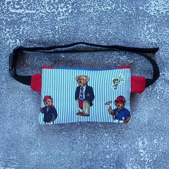 Reworked "Polo Bear" Ralph Lauren Benny Bag Fanny Pack