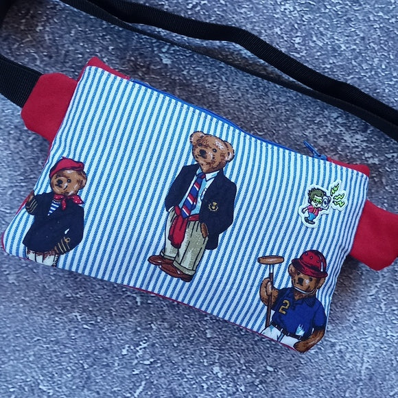 Reworked "Polo Bear" Ralph Lauren Benny Bag Fanny Pack