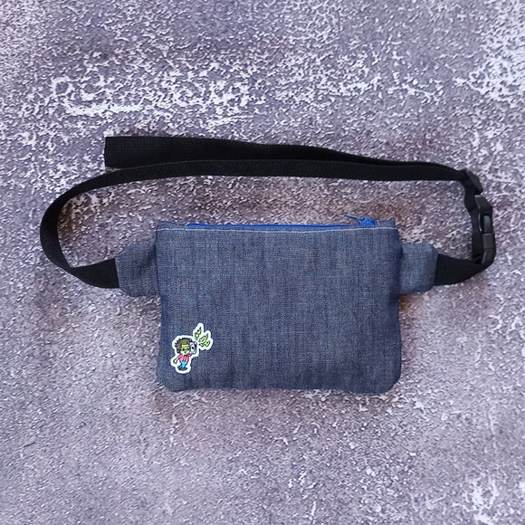 Reworked "Denim Damn" Benny Bag Fanny Pack