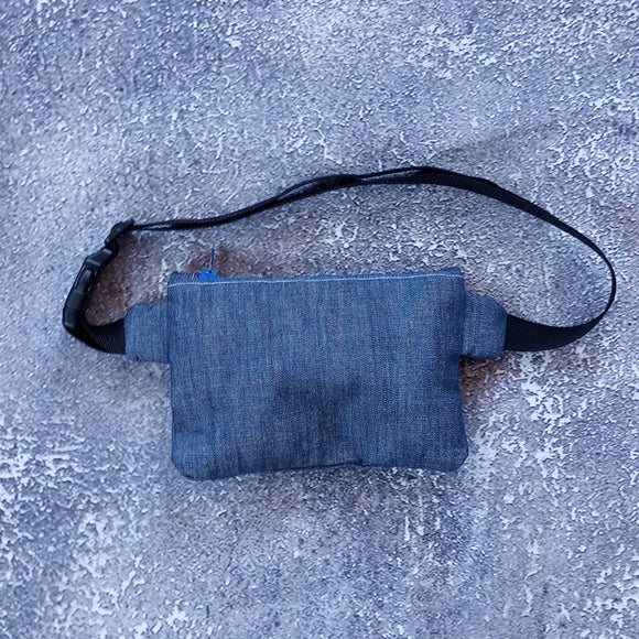 Reworked "Denim Damn" Benny Bag Fanny Pack