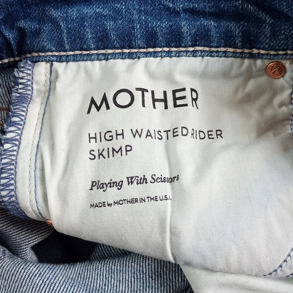 MOTHER JEANS High-waisted Rider Skimp 10064-259