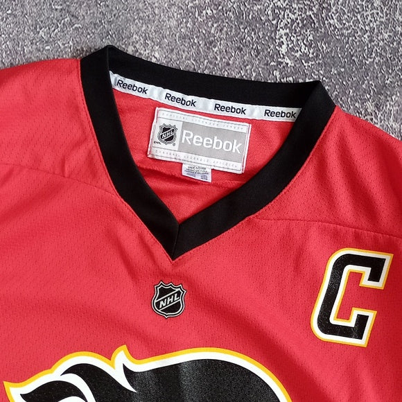 Reebok Jerome Ignilia Calgary Flames NHL Hockey Jersey