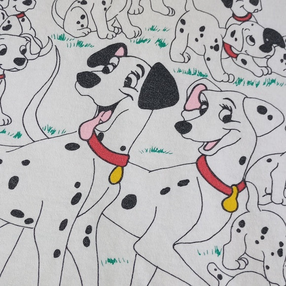 Vintage Disney 101 Dalmatians All Over Print Graphic Movie Pomo T-Shirt