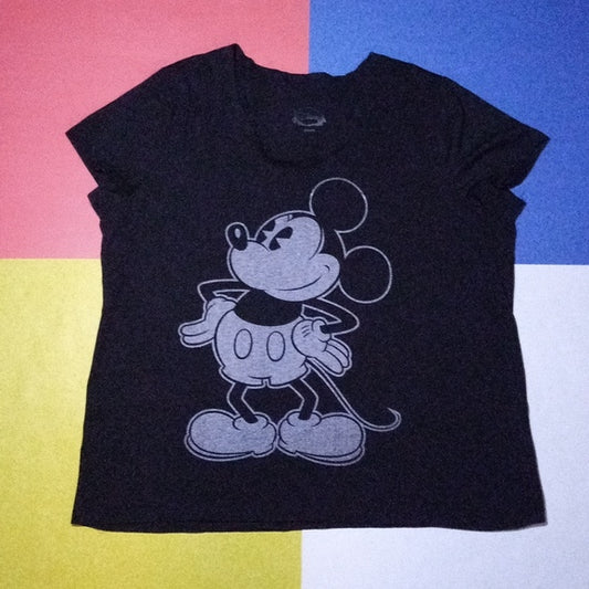 WOMENS Disney Mickey Mouse Big Print T-Shirt