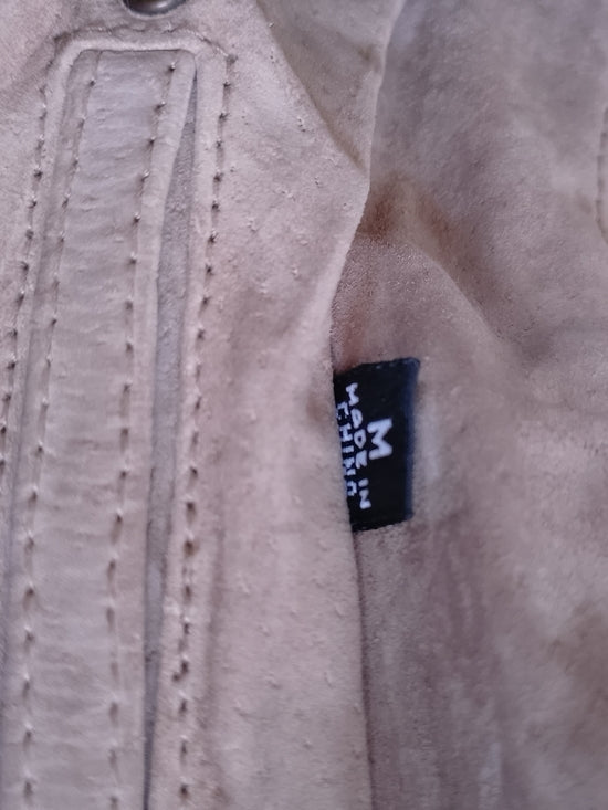 BRITCHES Men's Tan Suede Button Jacket