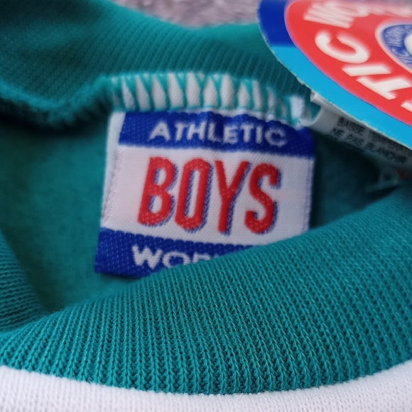 DEADSTOCK Vintage Hockey Themeed Atheltic Boys Sweater And Pants