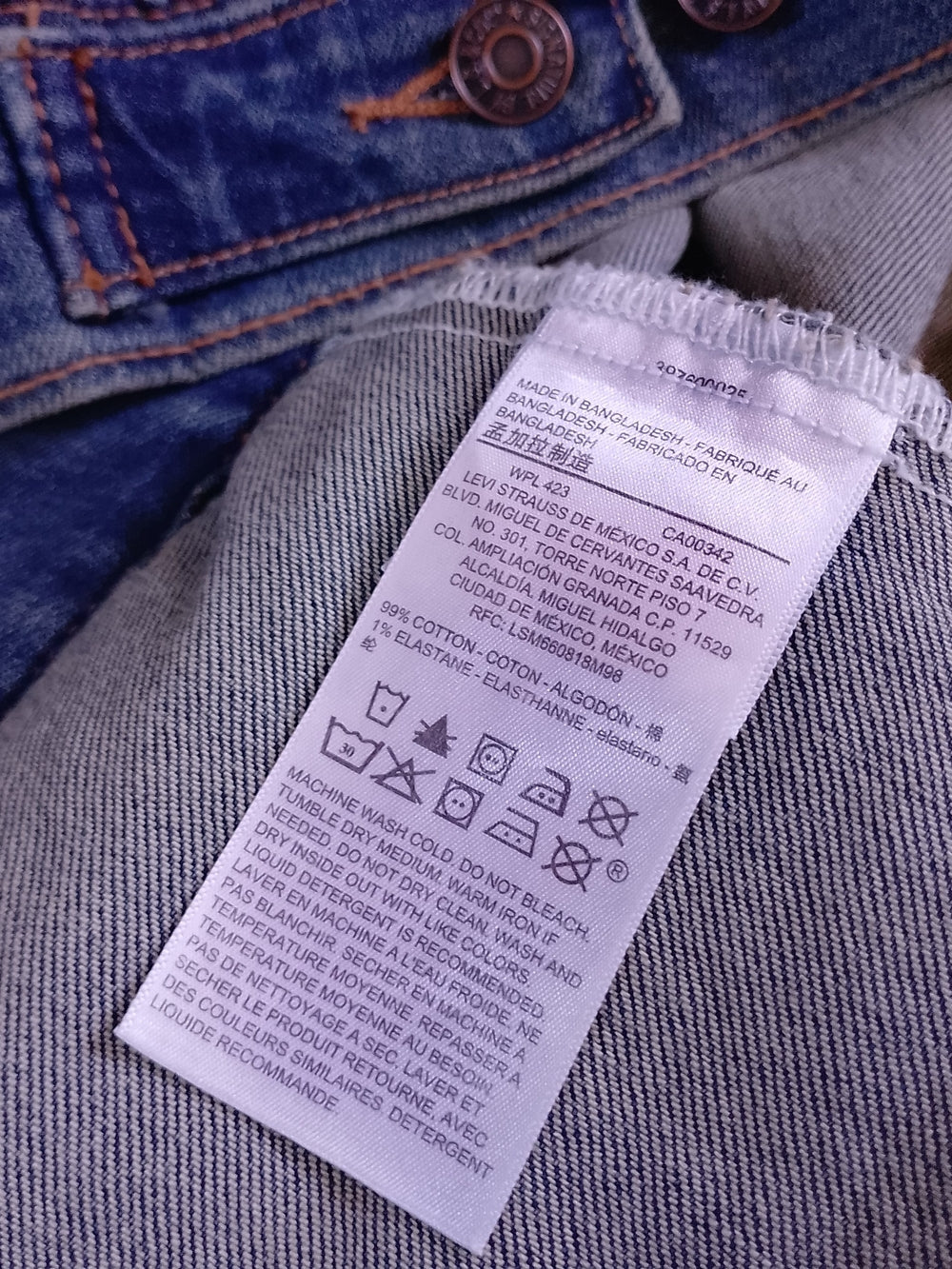 LEVIS SIGNATURE STRAUSS DENIM JACKET