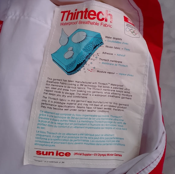 Vintage 1988 Olympics Games Calgary Torch Runner Track Suit