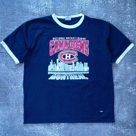 VINTAGE '90s WAVES NHL MONTREAL CANADIENS T-SHIRT