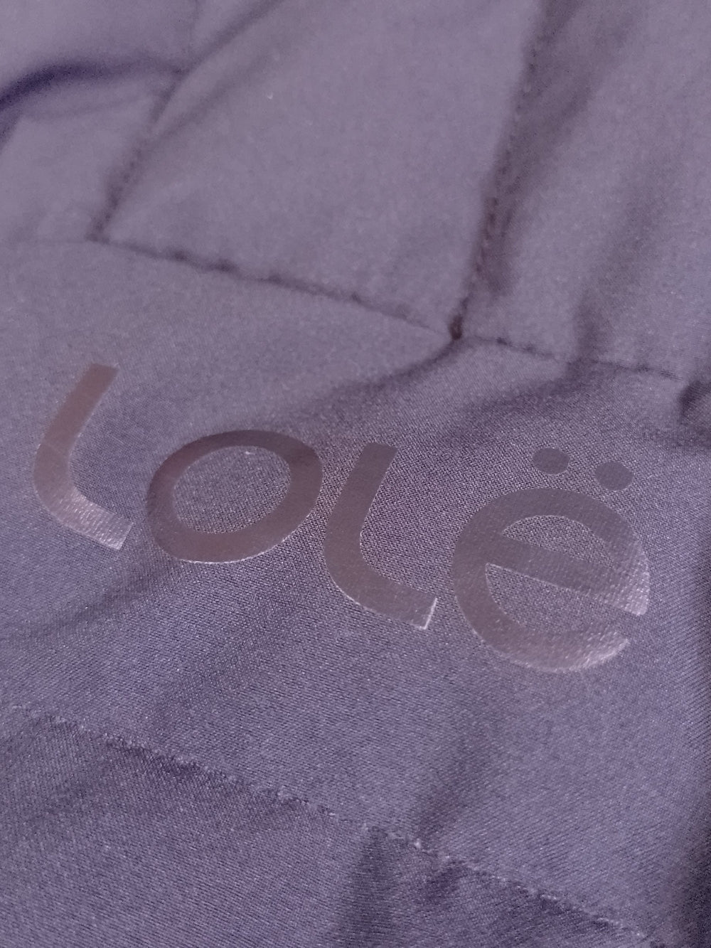 LOLE Quilted Puffer Down Jacket BLACK