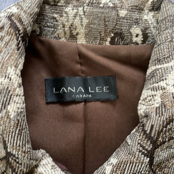 Vintage 90s LANA LEE Floral Patterned Jacket