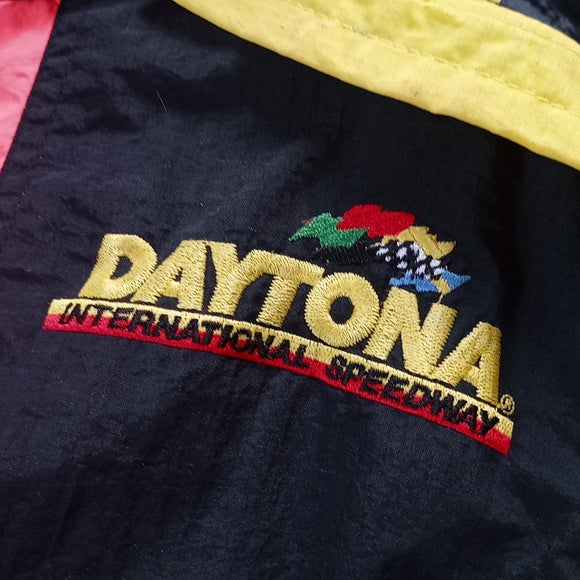 Vintage 90s Daytona International Speedway Style Auto Racing Windbreaker Jacket