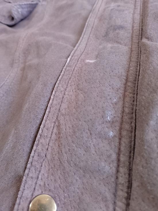 Vintage NORTHWEST TERRITORY Brown Suede Bomber Jacket