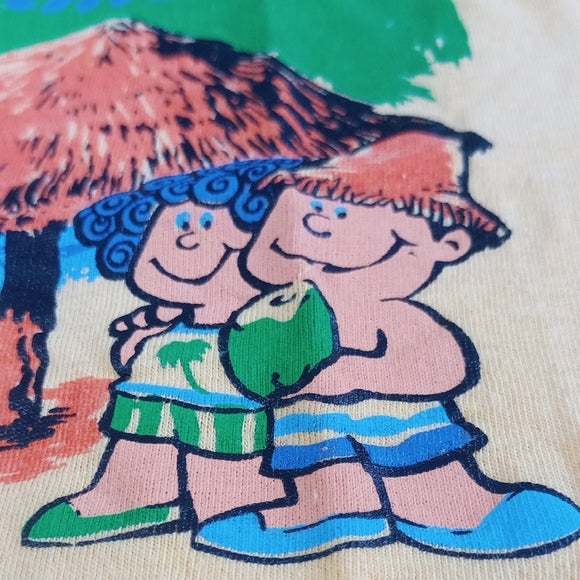 Vintage 80s Hotel Sol Varadero Cuba Yellow T-Shirt UNISEX