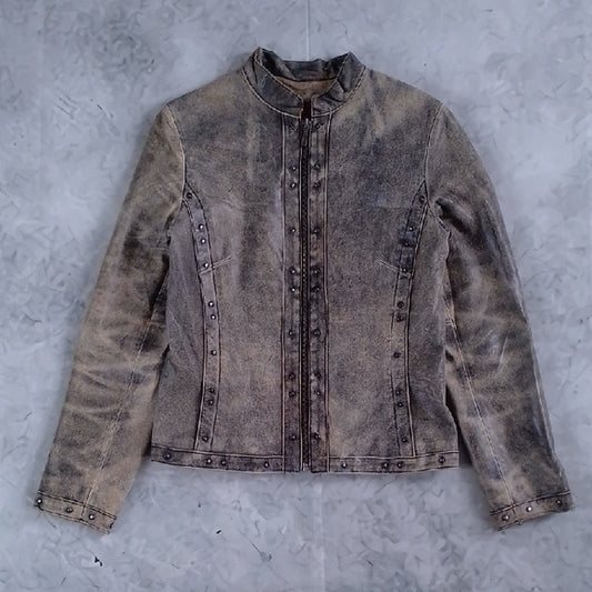 Danier Studded Leather Jacket