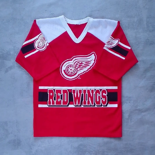VINTAGE 90s NHL Detroit Red Wings Jersey UNISEX TEAM GLASGOW