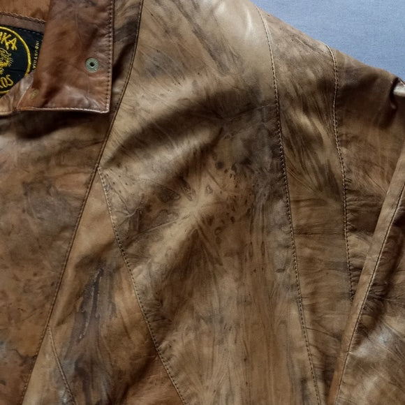 Vintage Afrika Kueros Argentinian Leather Jacket